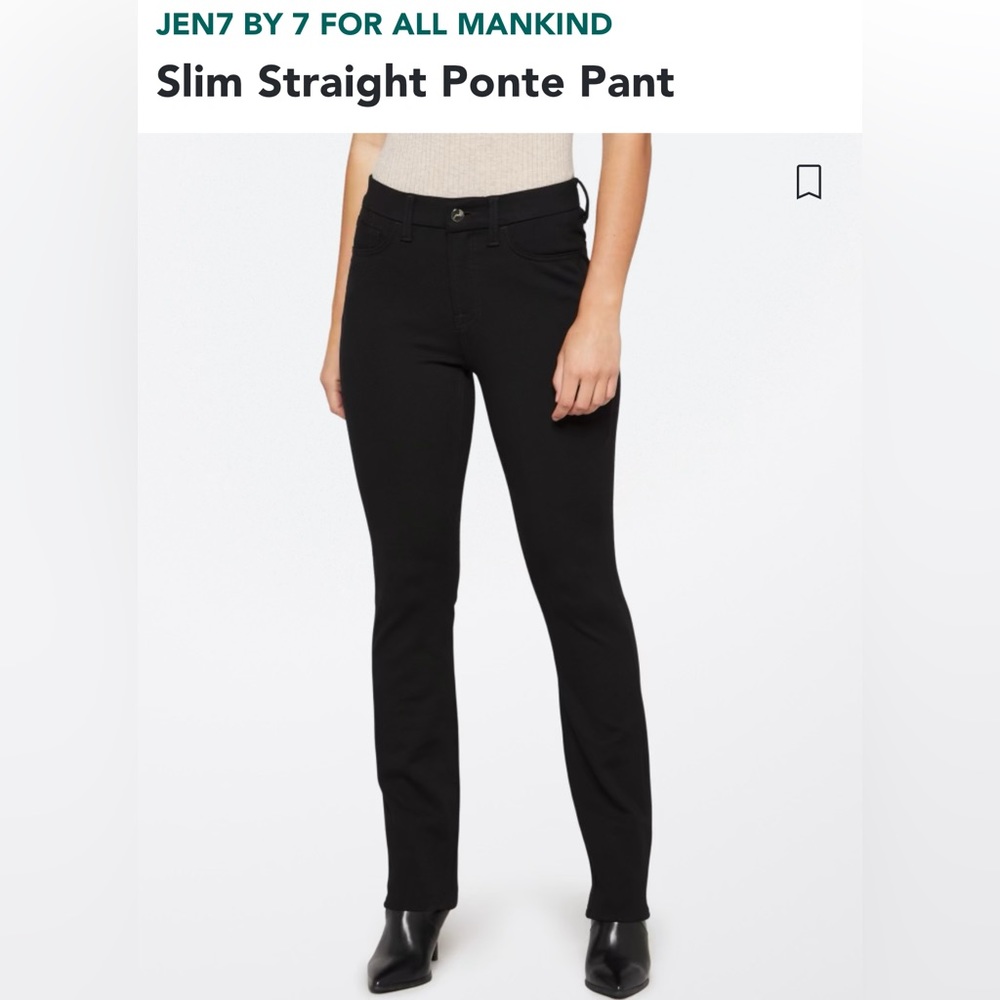 JEN7 BY 7 FOR ALL MANKIND
Slim Straight Ponte Pant